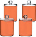 Coral Qtip Holder Organizer Dispenser Cotton Swabs Cans Plastic Jars by SHJI