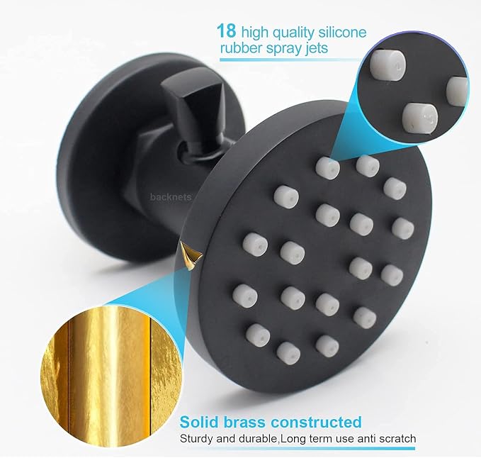 2-Inch Brass Shower Body Spray Jets - Image 3