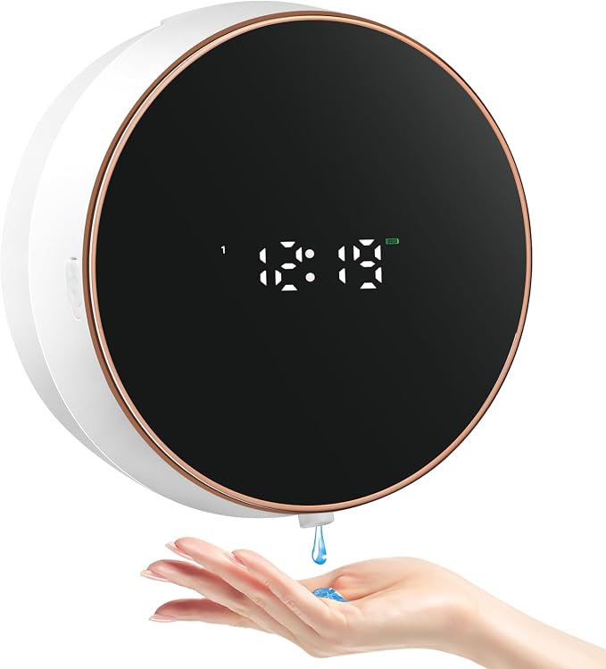 Automatic Soap Dispenser Liquid Bathroom: Wall Mount Rechargeable Touchless by MONSTAKE