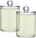 Beige Qtip Holder Organizer Dispenser Cotton Swabs Cans Plastic Jars by SHJI