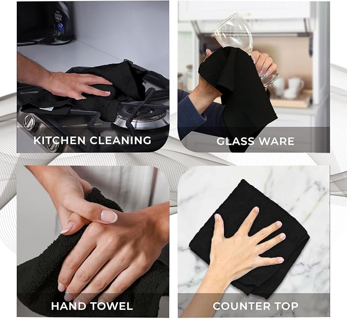 Avalon Towels Cotton Washcloths – Size 12x12 Inches, 100% Ring Spun Cotton - Image 3