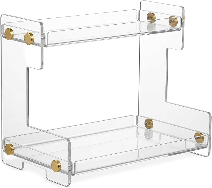 FFK Bathroom Organizer Countertop 2-Tier Storage：Bathroom Counter Organizer - Image 6