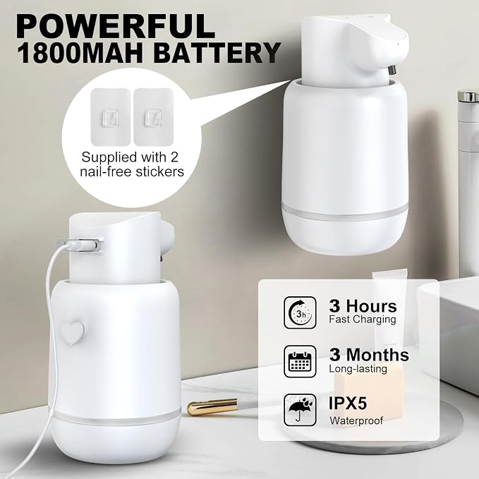 Automatic Foaming Soap Dispenser 15oz/420ml Foaming Hand Sanitizer Touchless - Image 4