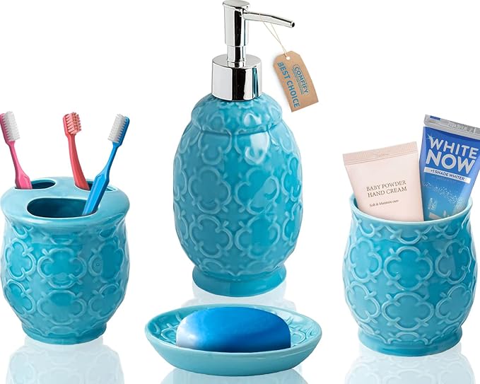 Comfify 4-Piece Bathroom Accessory Set by Comfify