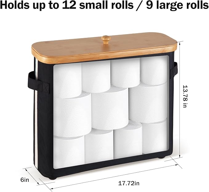 Bathroom Toilet Paper Storage Basket - Image 4