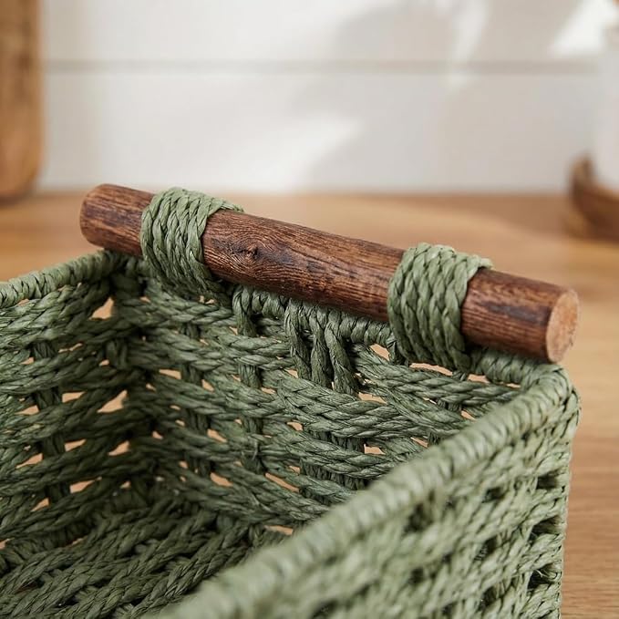 Back of Toilet Basket, Basket for Toilet Tank Top, Fresh Bathroom Organizer for - Image 8