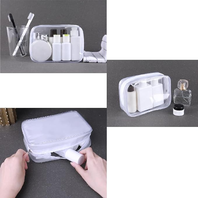6 Pack Clear Toiletry Carry Pouch - Image 7
