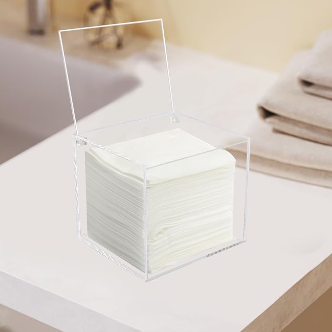 Disposable Face Towel Storage Box Compatible - Image 5