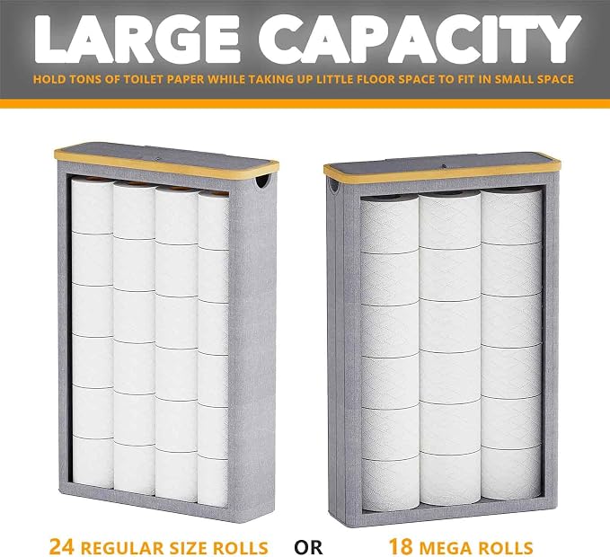 SpaceAid Extra Large Toilet Paper Storage - Image 2