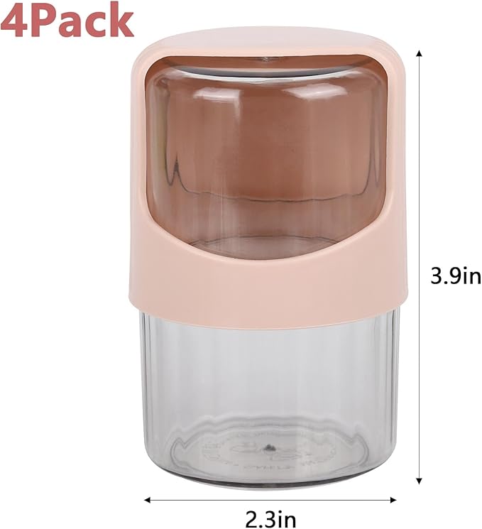 Tbestmax 4 Pack Rotating Qtip Holder Dispenser - Image 3