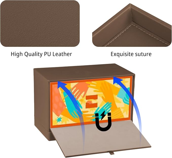 PU Leather Tissue Box Cover Rectangle - Image 5