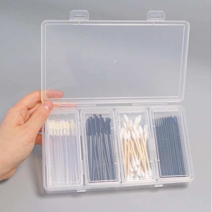 Cotton Swab Holder for Travel, 4 in 1 Portable Small Dental Floss Holder - Image 8