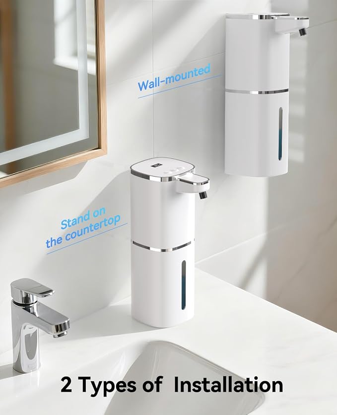 Luxspire Automatic Foaming Soap Dispenser, Touchless Foam Soap Dispenser - Image 4