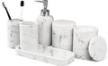 6-Piece Bathroom Accessories Set, Organizer Set by LINCHUAN