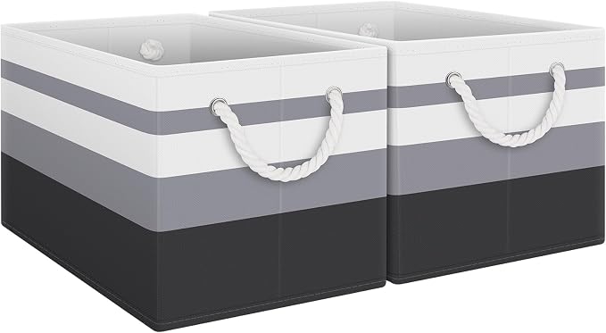Fab totes Storage Bins, Foldable Storage Baskets by Fabtotes