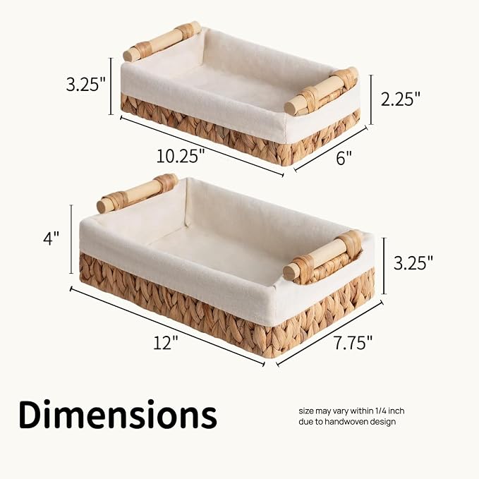 Baskets for Organizing, Wicker Basket Organizer - Image 6