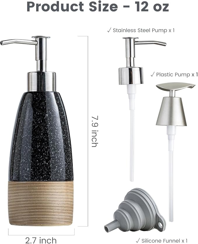 Ceramic Dish Soap Dispenser - Image 2