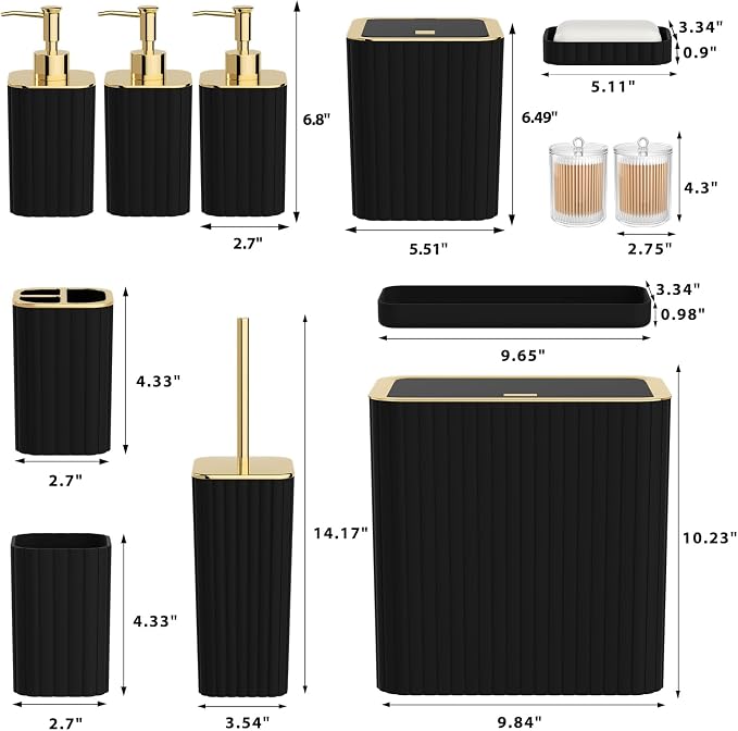 Bathroom Accessory Set - Image 3