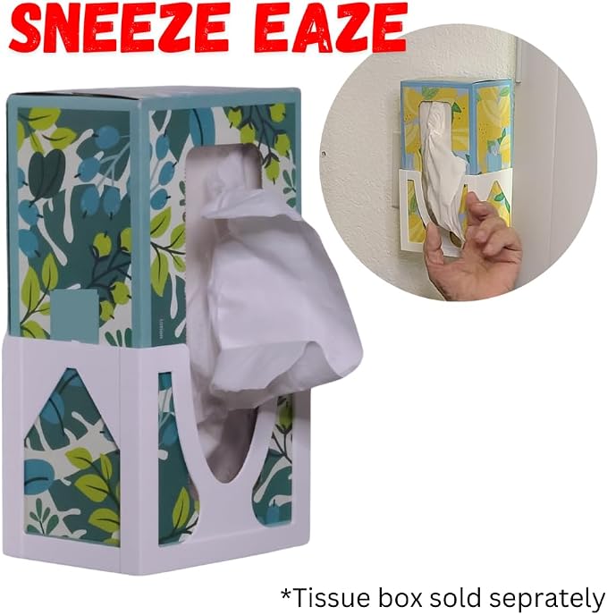 Sneeze Eaze Wall-Mounted Tissue Box Holder - Image 6