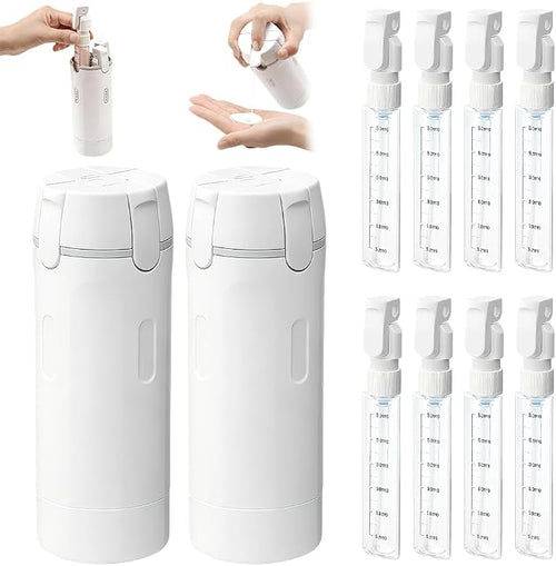 2026 New 4 in 1 Travel Dispenser Bottle, 4 Pack 30ML Travel Bottles by Eadwe