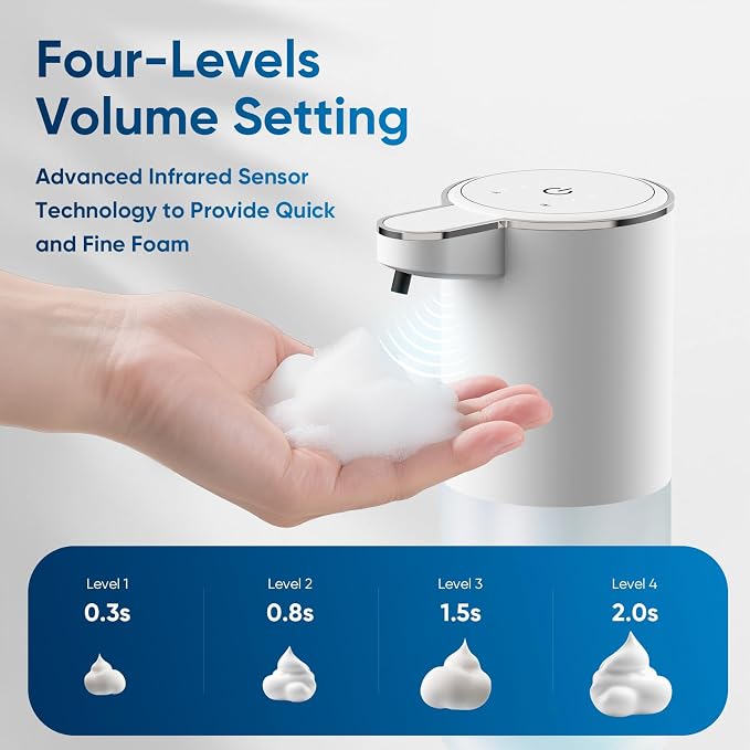 Automatic Soap Dispenser Touchless – 400ml Foaming Hand Soap Dispenser - Image 7