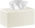 Larger Tissue Box Cover, Modern PU Leather Rectangular Facial Tissue Holder by Thelittlebeautyoflife
