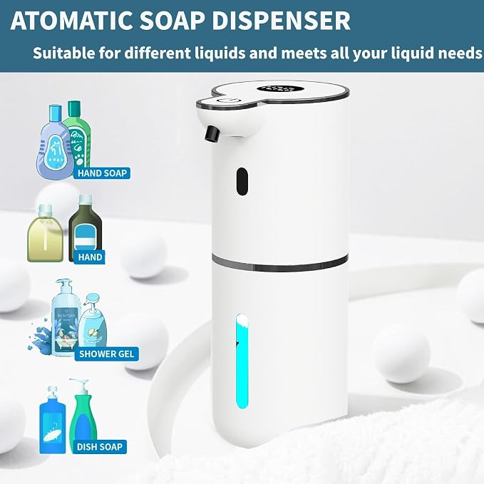 Automatic Soap Dispenser Touchless, Foaming Soap Dispenser 6 Adjustable Level - Image 3