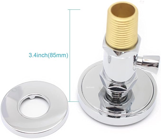 Brass Shower Body Jets with Adjustable Flow, Massage Spa Polished Chrome Round - Image 7
