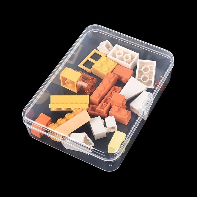 12 Pack Rectangular Clear Plastic Storage Containers Box - Image 7