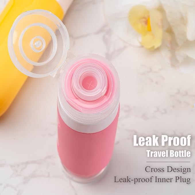 16pack Travel Bottles for Toiletries, TSA Approved LeakProof Squeezable - Image 4