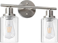 Unicozin 2 Light Vanity Lights, Brushed Nickel Wall Sconce Light by Unicozin