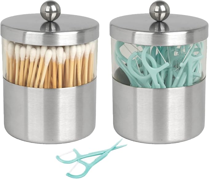Gaussra Apothecary Jars, Qtip Holder - Image 9