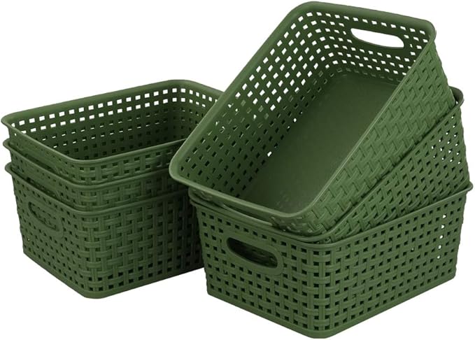 Sandmovie Plastic Weave Storage Baskets - Image 2