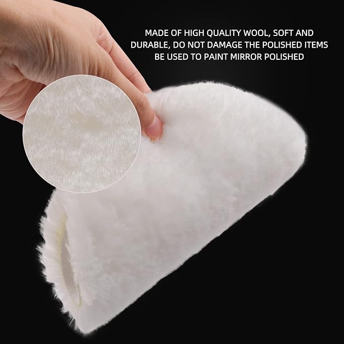 Buffing Polishing Pads, ZFE 7Pcs 5" Waffle Foam Buffing Pads Polishing Pads - Image 6