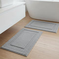 SHACOS Super Soft Bathroom Rugs Set of 2 Pieces 20x32 + 16x24 inch Non Slip by SHACOS