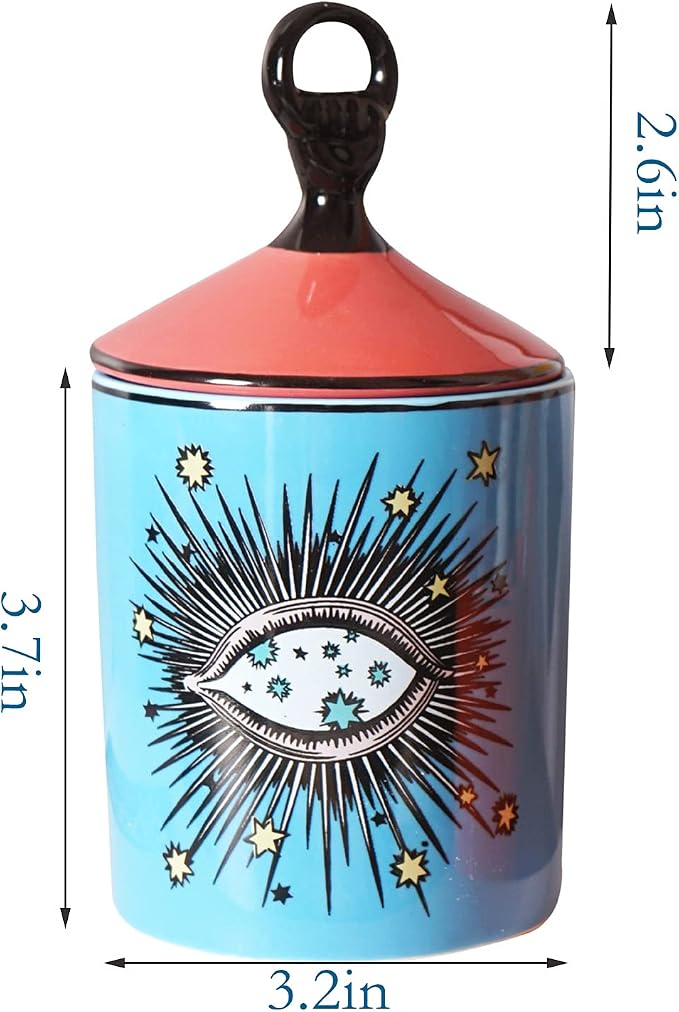 Big Eye Starry Sky Aromatherapy Candle Jar - Image 2