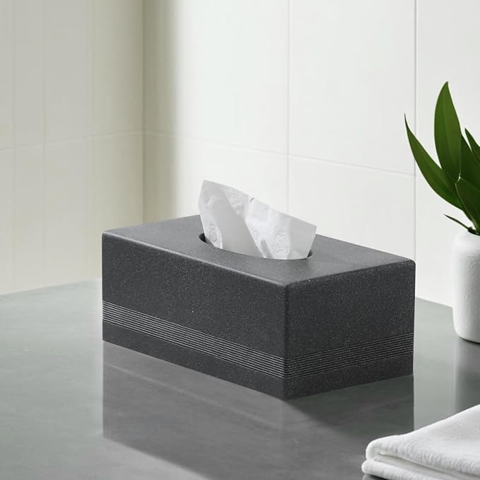 Tissue Box Cover Rectangle, Resin Facial Tissues Holder Covers - Image 6