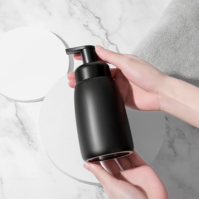 Foaming Hand Soap Dispenser Ceramic Jar Foam Dish Soap Dispenser - Image 2