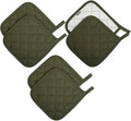 100% Cotton Potholders Kitchen Everyday Basic Terry Pot Holder Heat Resistant by Lifaith