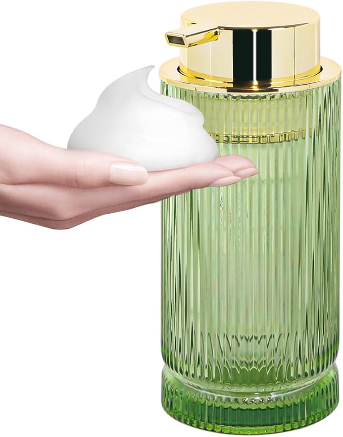 14 Oz Foaming Soap Dispenser, Refillable Foam Pump Bottle Lotion Container by Tonxus