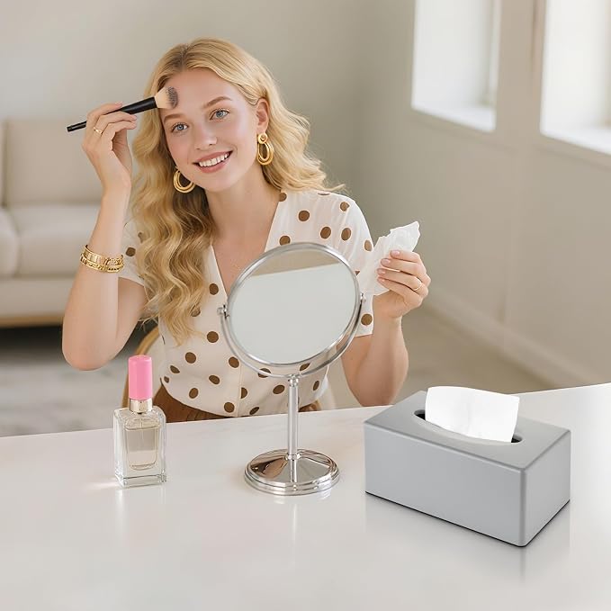 Tissue Box Cover, Rectangular Facial Tissue Holder - Image 2