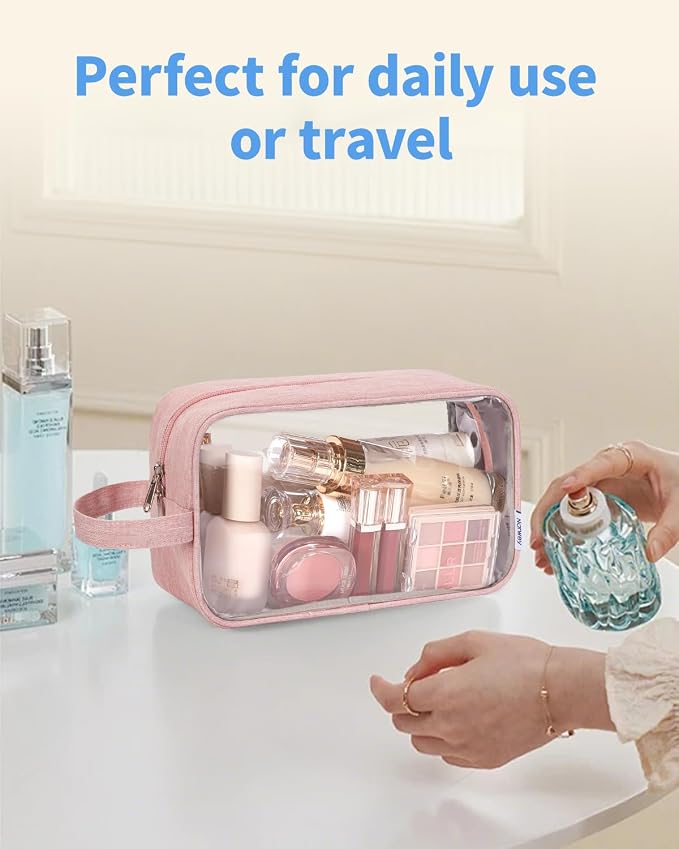 Narwey Travel Toiletry Bag for Women Traveling Dopp Kit Men Travel Bag for - Image 8