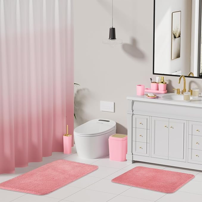 Bathroom Set - Pink Bathroom Sets - Image 2