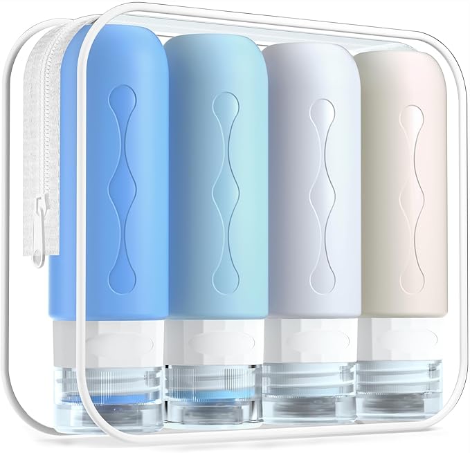 Gemice Travel Bottles for Toiletries Tsa Approved Travel Size Containers BPA by GemiceBeautyTools