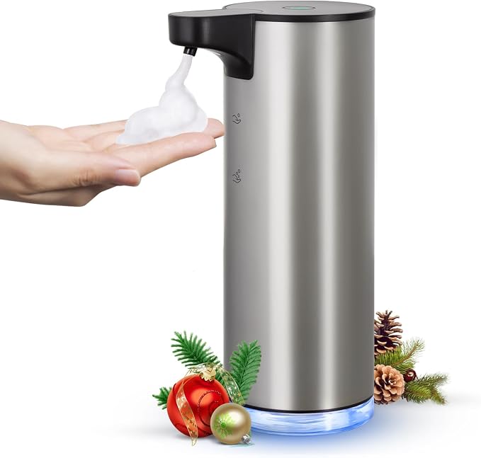 LAOPAO Automatic Soap Dispenser, Rechargeable Stainless Steel Foaming Soap - Image 8