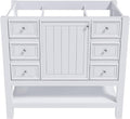Montary 36" Bathroom Vanity Without Sink, Modern Stylish White Bathroom Storage by Montary