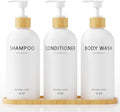 Shampoo and Conditioner Dispenser Set, Shower Soap Dispenser by Aeakey