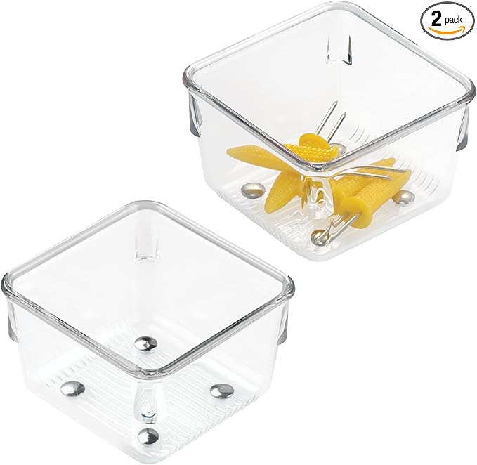 iDesign Linus Plastic Drawer Organizer, Storage Container by iDesign