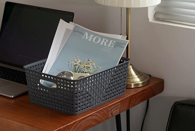Plastic Storage Baskets for Organizing - Image 7