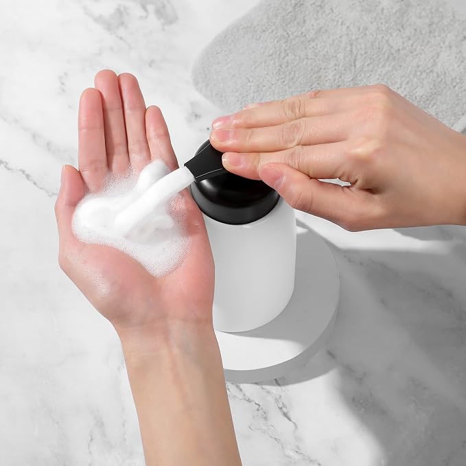 Foaming Hand Soap Dispenser Ceramic Jar Foam Dish Soap Dispenser - Image 2